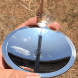 Solar Lighter Outdoor Fire Ignition Sun-Powered Spark Starter Waterproof Windproof Emergency Travel Kits Portable Camping Hiking Wild Survival Tool Gear Cigarette Lighting
