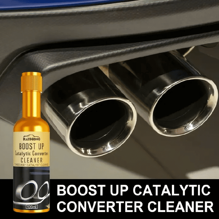 Boost Up 120ml Car Catalytic Converter Cleaner Engine Performance Fuel Injectors Exhaust Pipe Additive