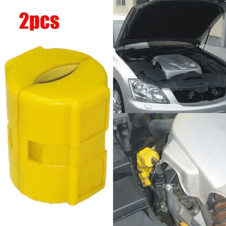 2-Piece Car Magnetic Fuel Saver XP-2 X-POWER Noise Reduction Fuel-Saving Device