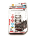 10pcs 6x32mm Car Assorted Fuses 5A 10A 15A 20A Fast Blowing Glass Tube Fuse Max 32V DC Insurance Silver + Clear