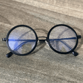 Round Blue Light Blocking Glasses for Men Women Computer Reading Gaming Anti Eyestrain