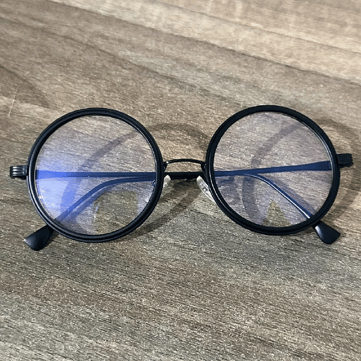 Round Blue Light Blocking Glasses for Men Women Computer Reading Gaming Anti Eyestrain