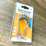 4pcs Gourd Curtain Hook Silver Shower Rings Hooks Bathroom Poles Rod Window Door Sturdy Metal with Rolls to Slide