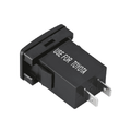 Car Charger Embedded Adapter Dual USB PD QC3.0 Fast Charge Type C Slot Power Socket LED Voltmeter for Toyota 12/24V