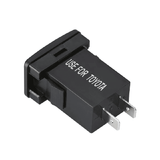 Car Charger Embedded Adapter Dual USB PD QC3.0 Fast Charge Type C Slot Power Socket LED Voltmeter for Toyota 12/24V