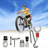 Portable Bike Repair Tool Kit 6-Piece Steel Bicycle Maintenance Set