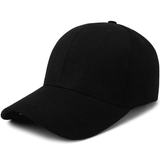 2-Pack Adjustable Baseball Caps Black and Wine Red UV Protection