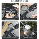 Bicycle Metal Drink Holder Coffee Cup Holder Motorbike Beverage Stand Accessories