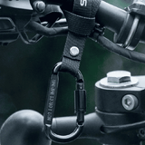 Bicycle Hook 2-Piece Multi-functional Metal Hanging Device for Riding Equipment Black
