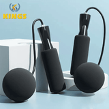 Cordless Jump Rope Fitness Equipment for Home Exercise Black