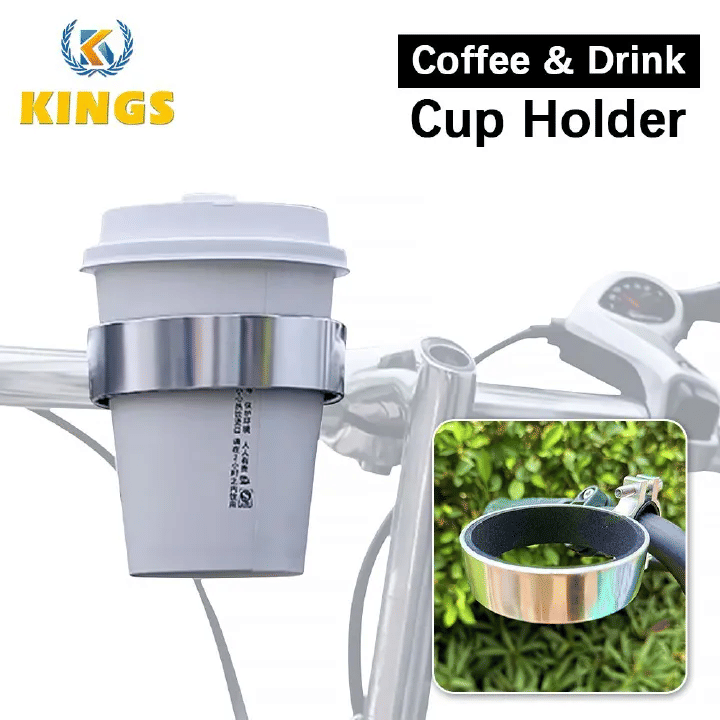 Bicycle Metal Drink Holder Coffee Cup Holder Motorbike Beverage Stand Accessories