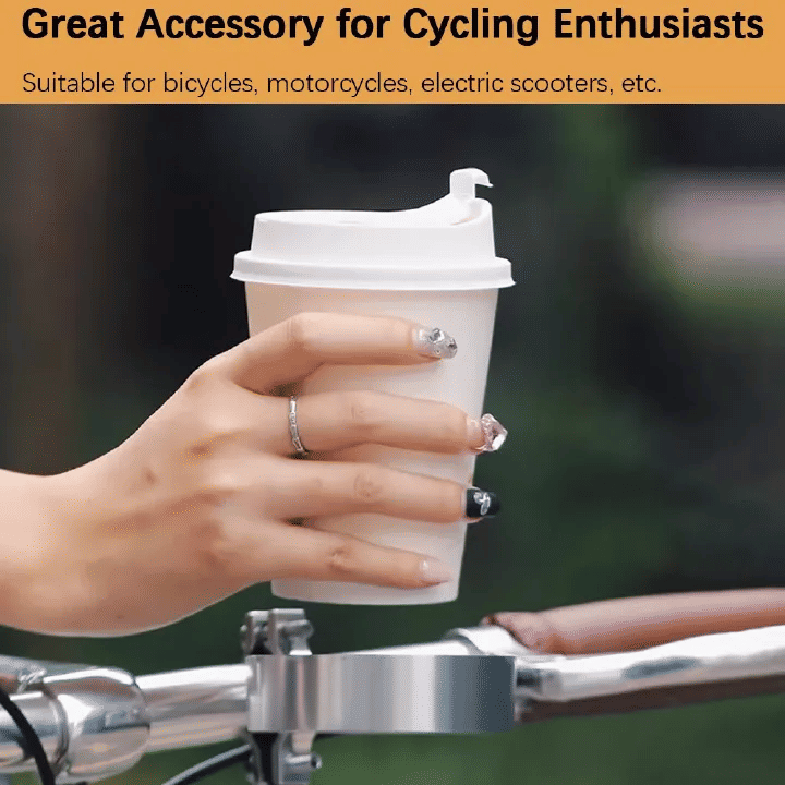 Bicycle Metal Drink Holder Coffee Cup Holder Motorbike Beverage Stand Accessories