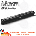 20W Waterproof Portable Bluetooth Soundbar Speaker, Xbass Woofer, Surround Stereo