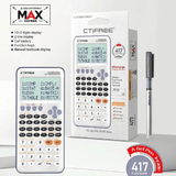 Scientific Calculator 407 Functions Dual-Line LCD Display Exam Approved 991Plus