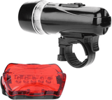 Super Bright LED Bike Headlight & Taillight Set for Road Mountain Bicycle