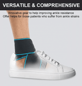 Ankle Brace Support Adjustable Breathable Elastic Nylon for Men Women Sprained Ankle Blue