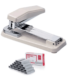 Swing-Arm Swivel Stapler 50 Sheet Capacity 90 Degree Rotate Desk Stapler 1000 Staples