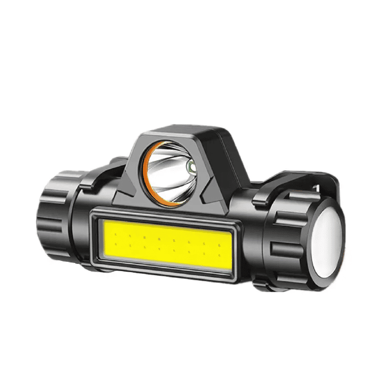 LED Headlamp Flashlight Rechargeable USB 1200mAh IPX4 Waterproof 90°Adjustable for Running Camping Hiking