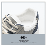 ASSKLO Men's Breathable Fashion Sneakers: Thick Sole, Large Sizes US 7-13