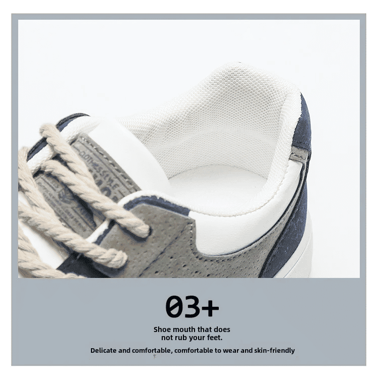 ASSKLO Men's Breathable Fashion Sneakers: Thick Sole, Large Sizes US 7-13