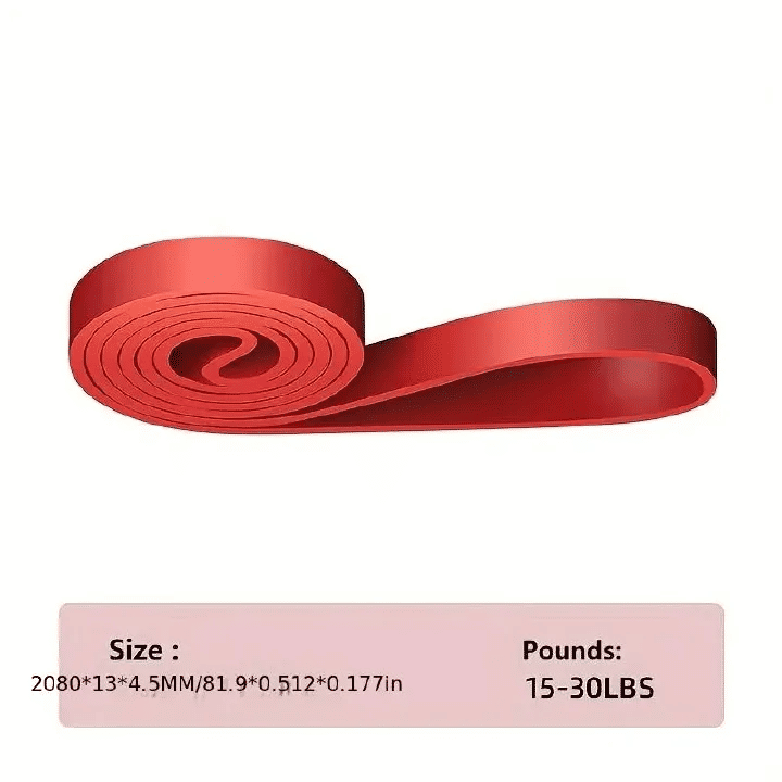 Fitness Resistance Band Set 5-120lbs Latex Exercise Bands for Home Gym Yoga Pilates
