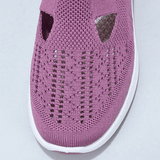 Thor Women's Lightweight Purple Running Shoes - Breathable Mesh Slip-On Athletic Sneakers