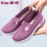 Thor Women's Lightweight Purple Running Shoes - Breathable Mesh Slip-On Athletic Sneakers