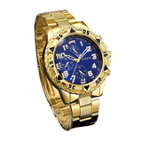 Men's 4-Piece Fashion Quartz Business Watch and Matching Jewelry Set