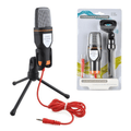 Professional USB Condenser Microphone with Intelligent Noise Reduction for Gaming & Streaming