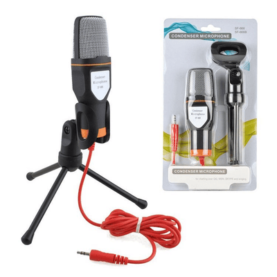 Professional USB Condenser Microphone with Intelligent Noise Reduction for Gaming & Streaming
