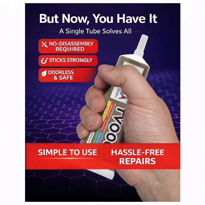 TVOOO Transparent Phone Repair Adhesive 0.5oz Screen Lifting Fix for Phones Tablets Watches
