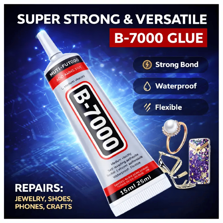 B7000 Phone Repair Glue 0.53oz Multipurpose Adhesive for Jewelry DIY Clear