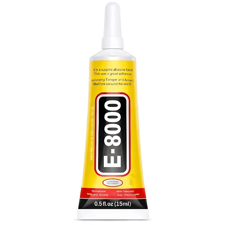 E-8000 Clear Super Glue 0.51fl oz High-Strength Industrial Adhesive for Phone Repair Clear