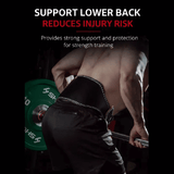 PU Leather Powerlifting Belt 15cm Wide Back Support for Squats Deadlifts