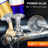 Strong Casting AB Glue 3.53oz High Strength Metal Repair Cold Welding Adhesive for Steel Iron Aluminum Plastic