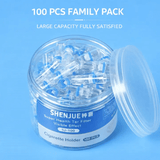 Disposable Cigarette Holder 100-Pack Tar Filter Smoking Accessory Clear