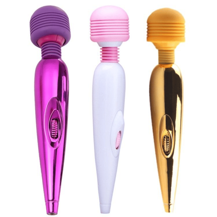 USB Rechargeable Strong Motion Vibrating Massage Wand for Adult Pleasure