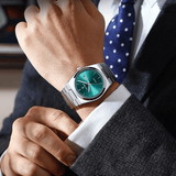 POEDAGAR Luxury Men's Sport Quartz Watch Waterproof Stainless Steel
