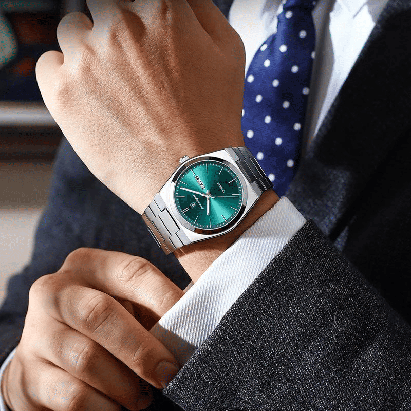 POEDAGAR Luxury Men's Sport Quartz Watch Waterproof Stainless Steel