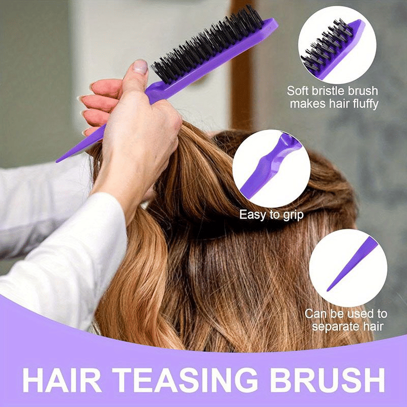 12-Piece Professional Hair Styling Comb Set: Detangling, Teasing, Scalp Massager, Spray Bottle
