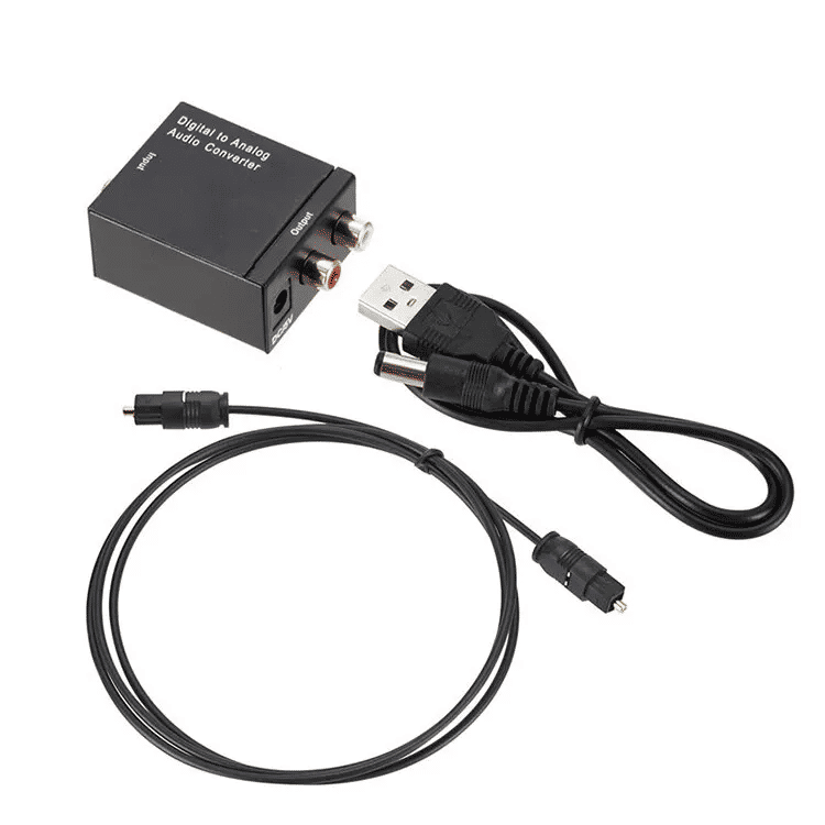 Premium Digital to Analog Audio Converter for TV, Coaxial & Optical Devices