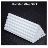 Hot Melt Glue Stick 8-Piece Mini Adhesive Set for DIY Maintenance Translucent