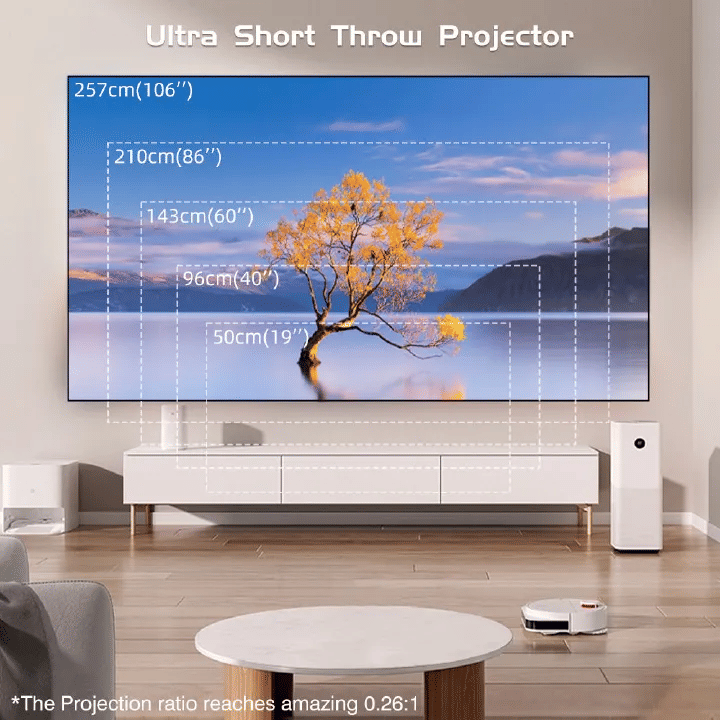 Touyinger ET31 Pro Max Portable Projector 720P HD 1080P 4K Electronic Focus