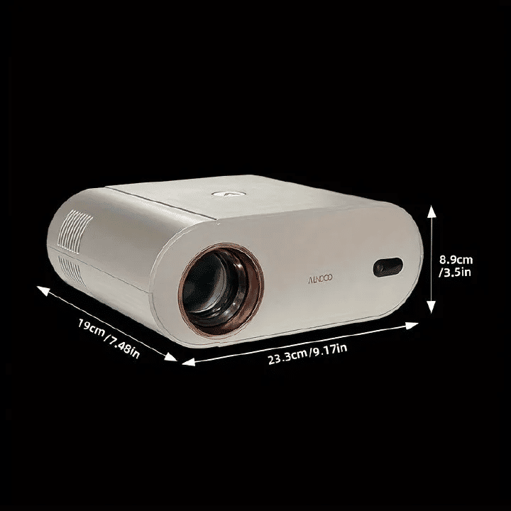 D7W Portable Mini HD 1080P 4K Home Theater LED Projector Android Smart WiFi Bluetooth