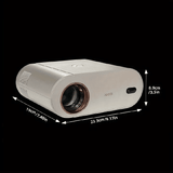 D7W Portable Mini HD 1080P 4K Home Theater LED Projector Android Smart WiFi Bluetooth