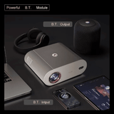 D7W Portable Mini HD 1080P 4K Home Theater LED Projector Android Smart WiFi Bluetooth