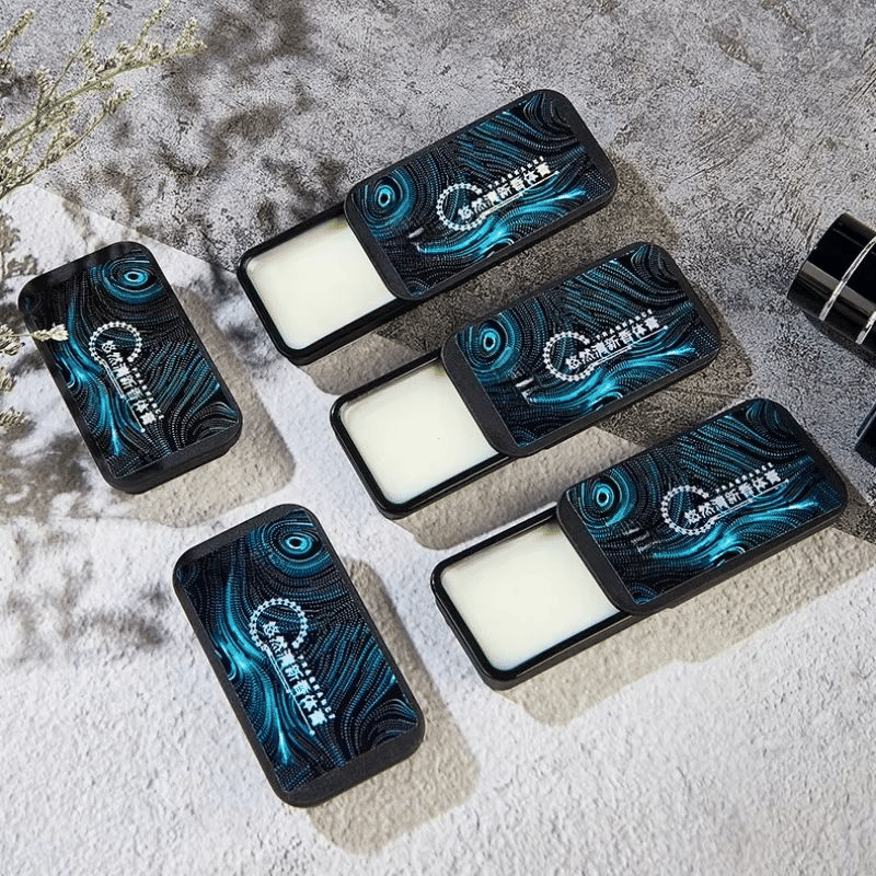 5-Piece Solid Perfume Set Unisex Natural Fragrance Portable Deodorant Balm