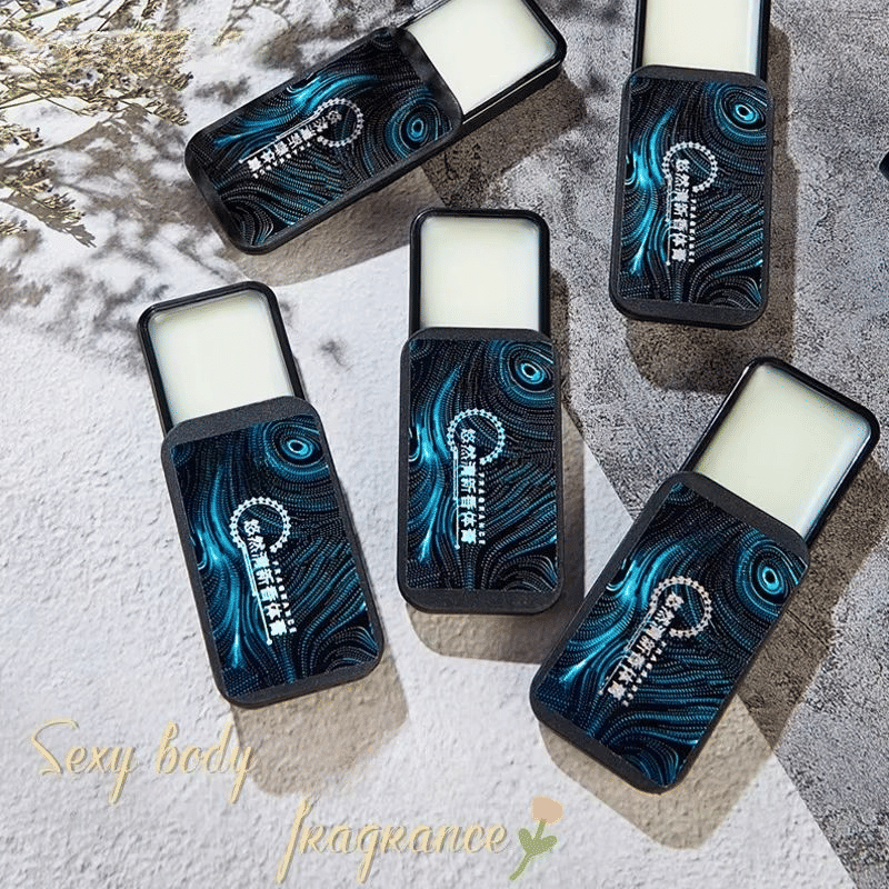 5-Piece Solid Perfume Set Unisex Natural Fragrance Portable Deodorant Balm
