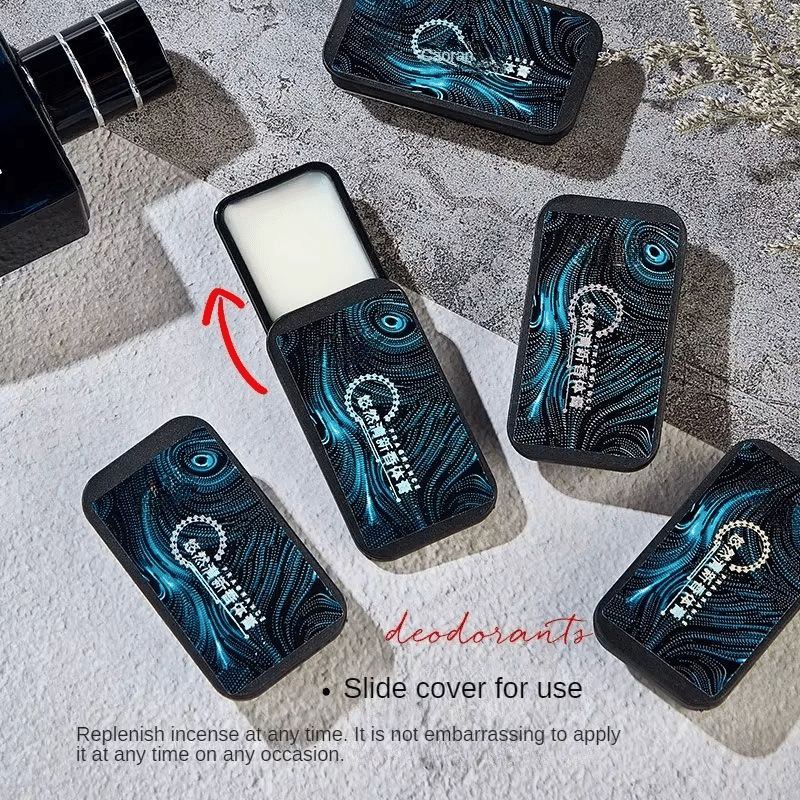 5-Piece Solid Perfume Set Unisex Natural Fragrance Portable Deodorant Balm