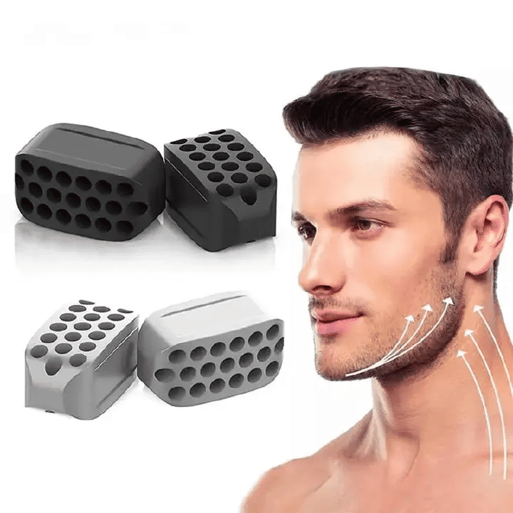 Silicone Jaw Exerciser Facial Toner and Jawline Fitness Ball Neck Toning Tool